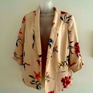 Primark Floral Blazer, NWOT Size 8
